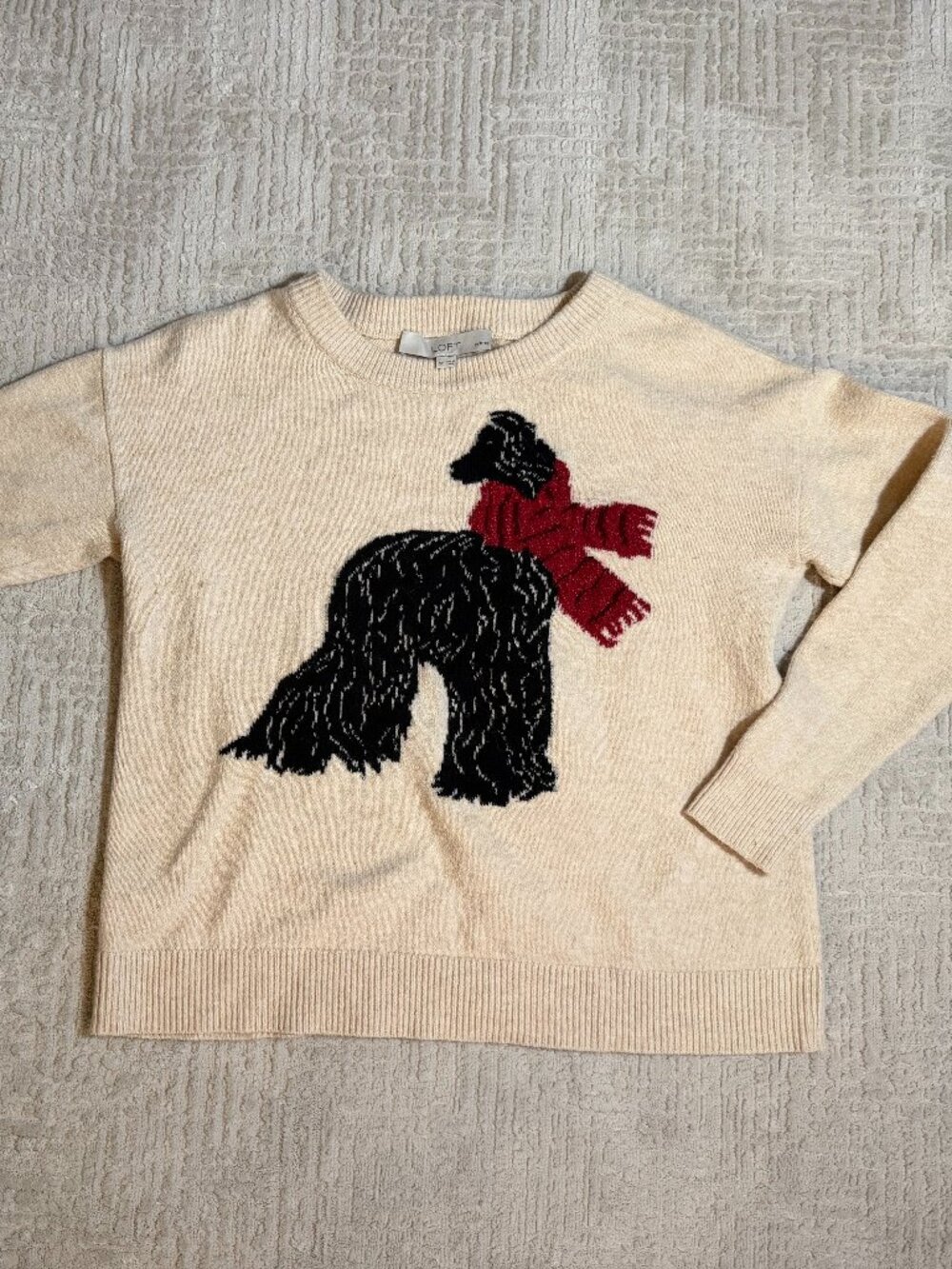 Petite Loft Dog Sweater